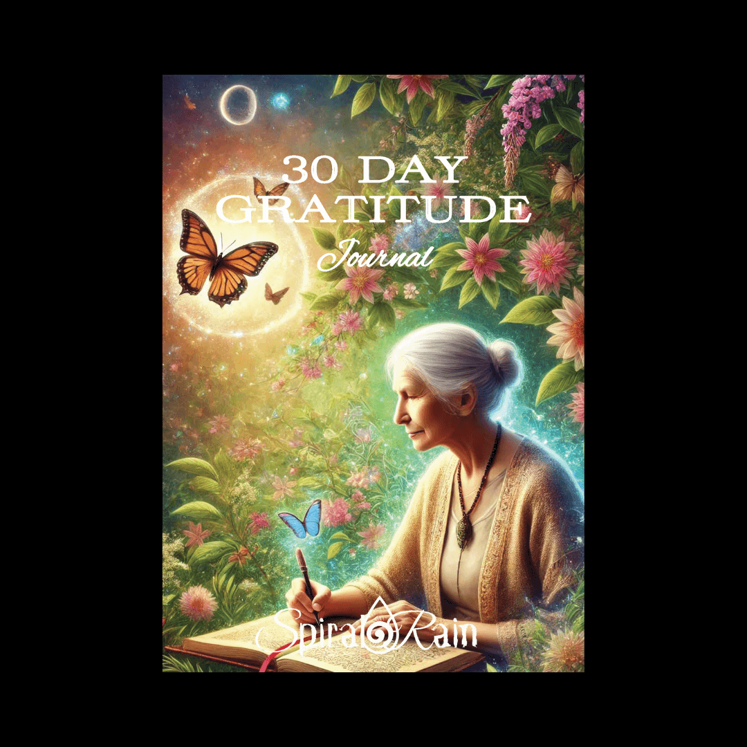 30-Day Gratitude Journal - Spiral Rain