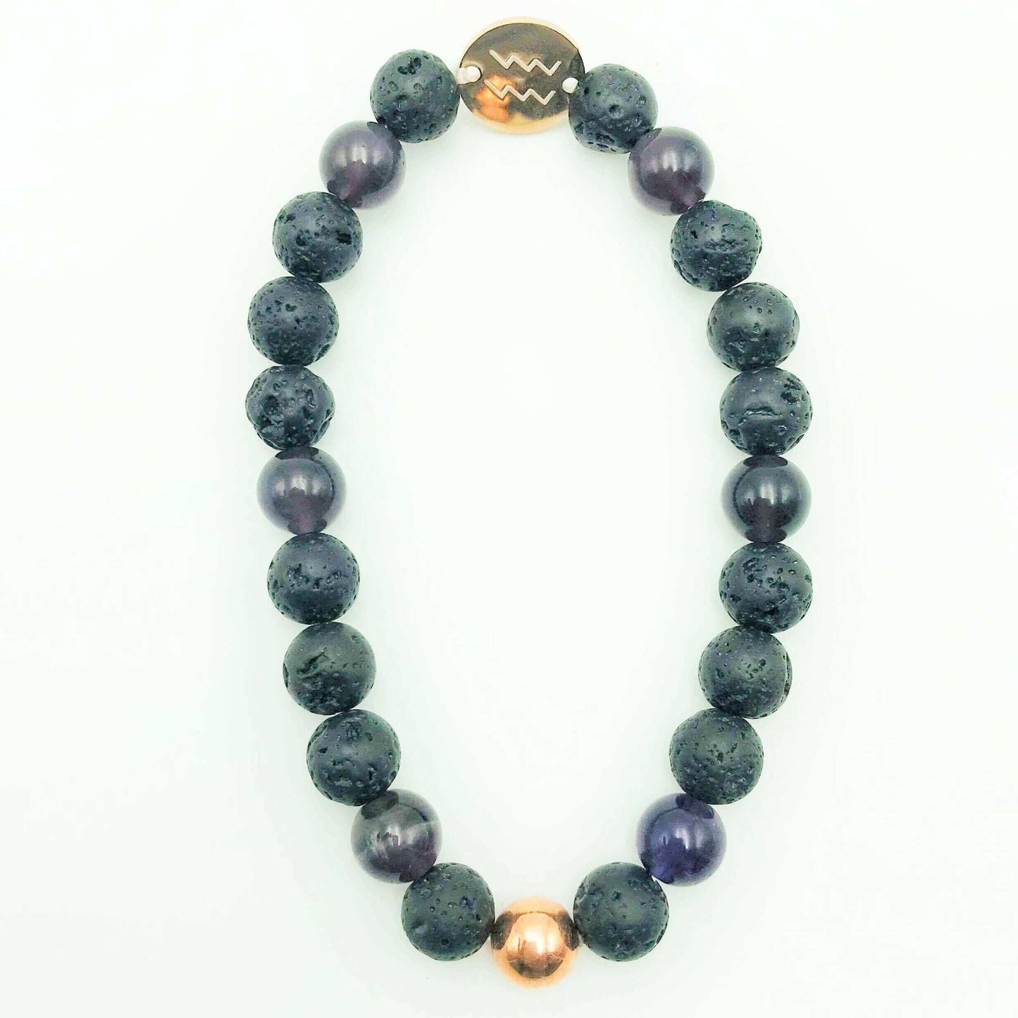 Aquarius (Jan 20 - Feb 18) bracelet - Spiral Rain