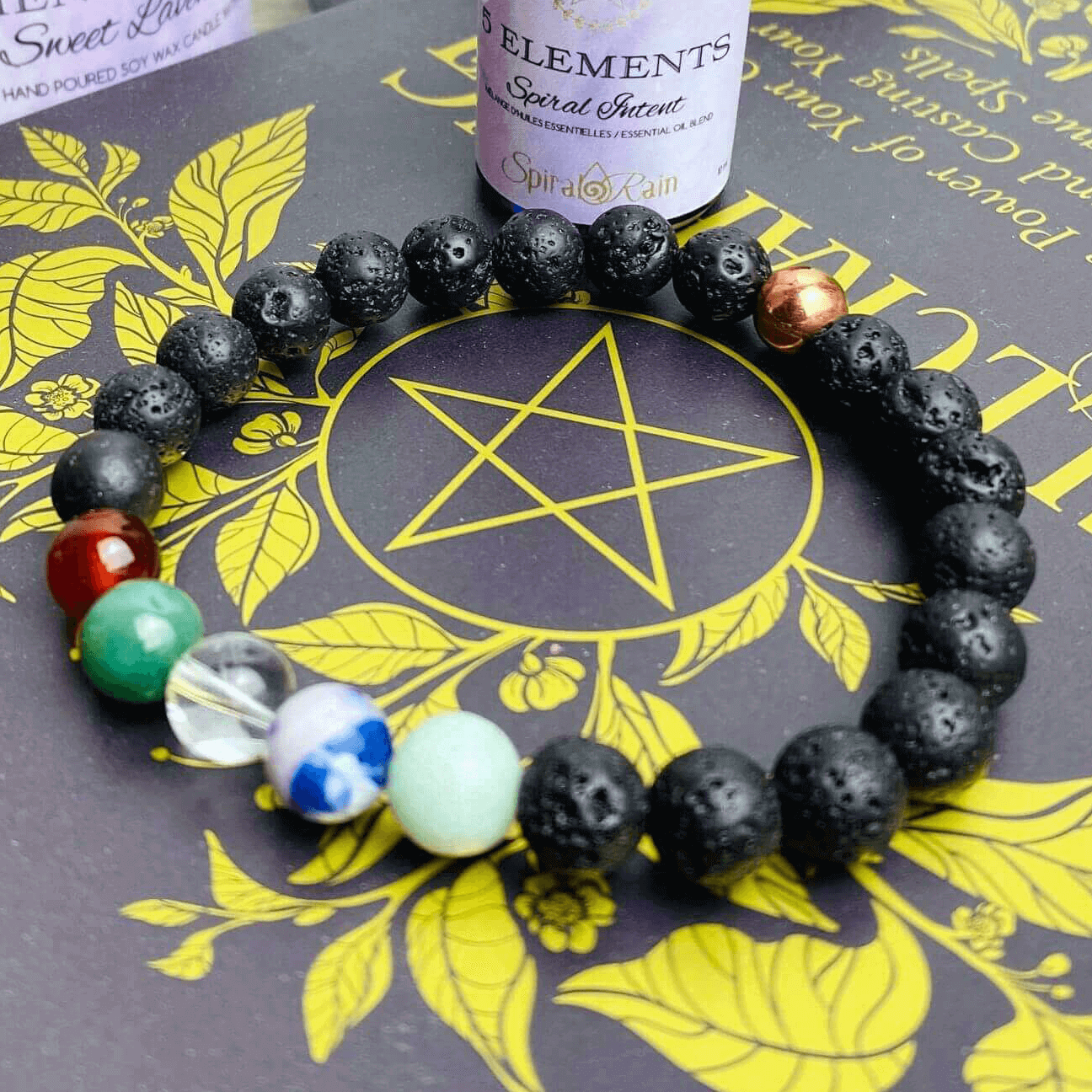 5 elements bracelet - Spiral Rain