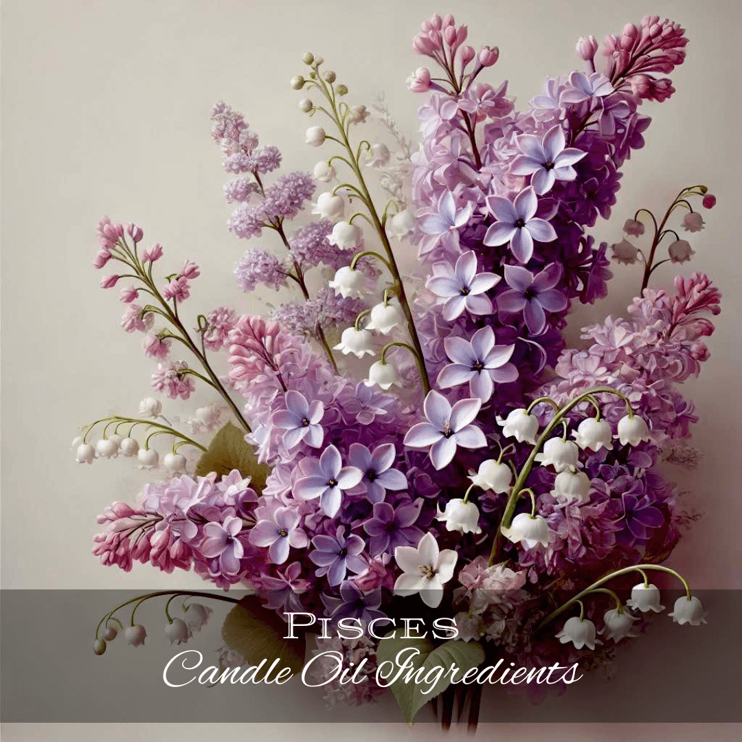 Pisces Candle Feb 19 - Mar 20 - Spiral Rain