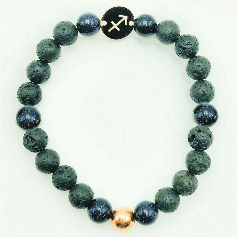 Sagittarius (Nov 22 - Dec 21) bracelet - Spiral Rain