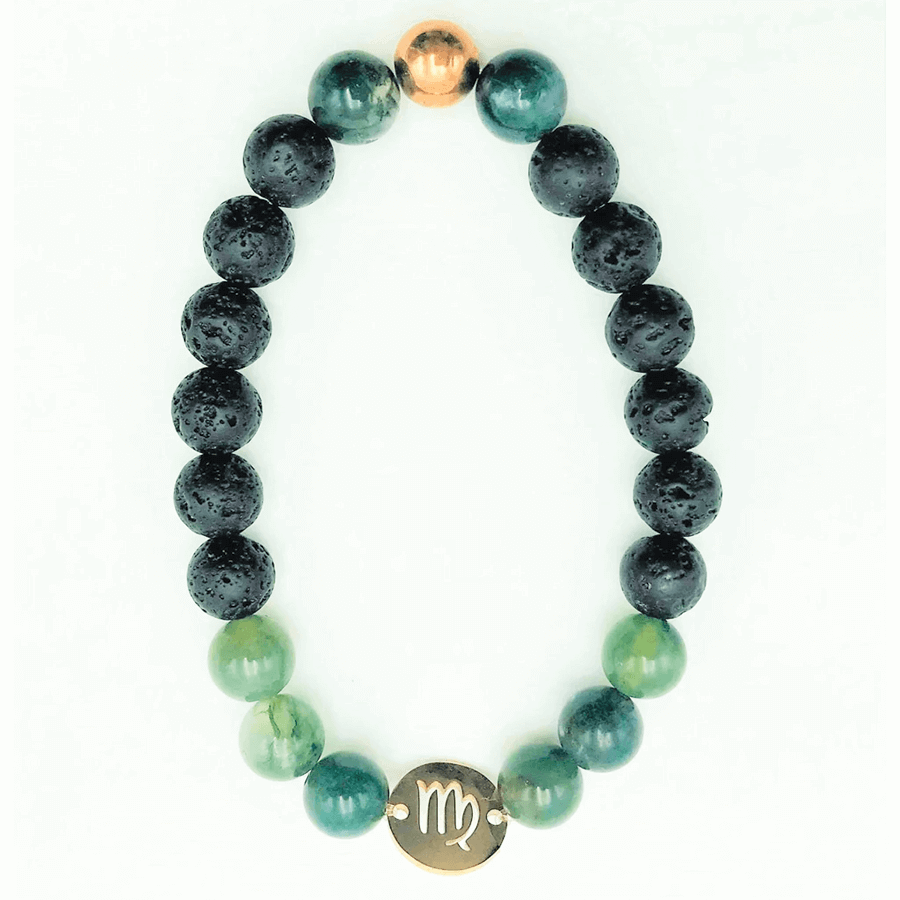 Virgo (Aug 23 - Sep 22) bracelet - Spiral Rain