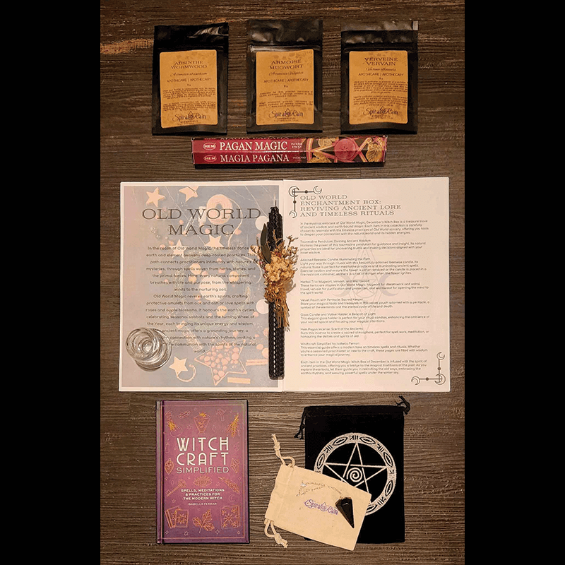 Spiral Rain's Witch Box: Empower Your Magical Journey Monthly - Spiral Rain