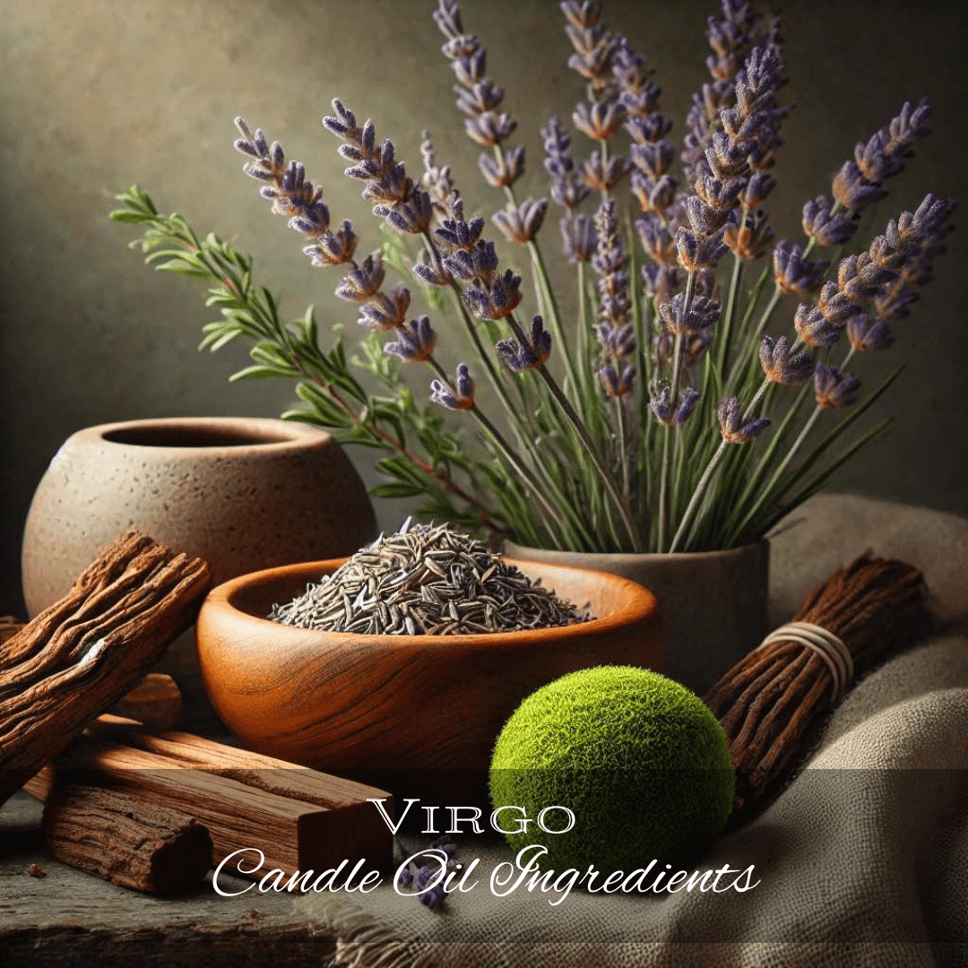Virgo Candle Aug 23 - Sep 22 - Spiral Rain