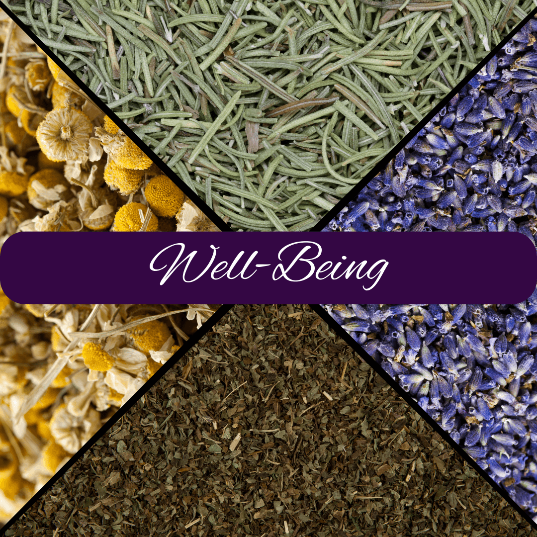 Well-Being Loose Incense Blend with Amethyst Crystal - Spiral Rain