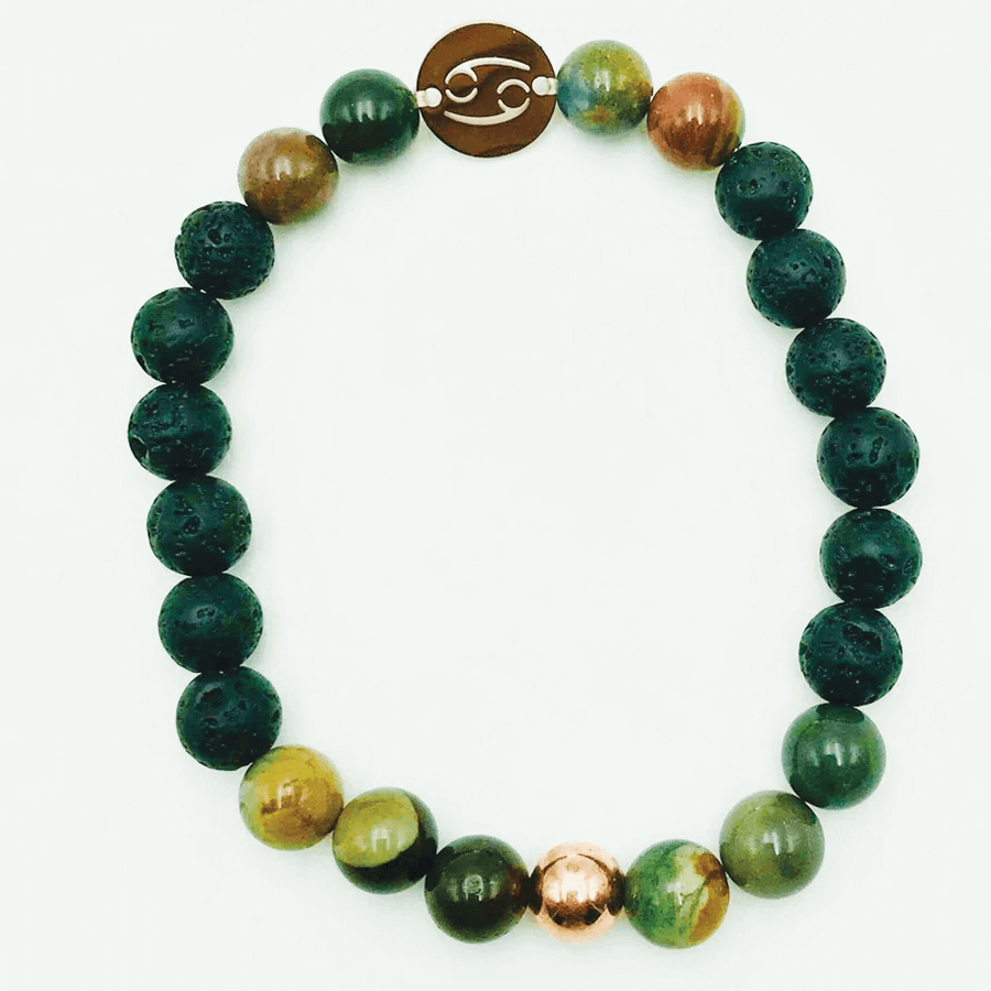 Cancer (Jun 21 - Jul 22) bracelet - Spiral Rain