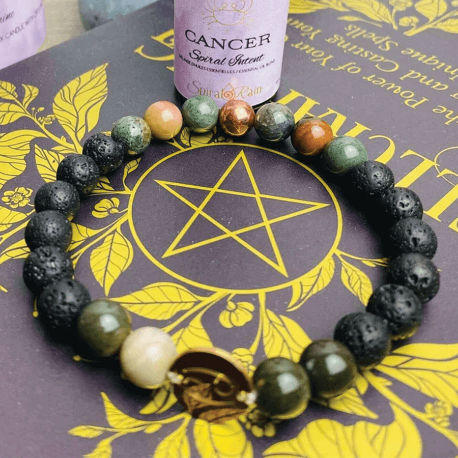 Cancer (Jun 21 - Jul 22) bracelet - Spiral Rain