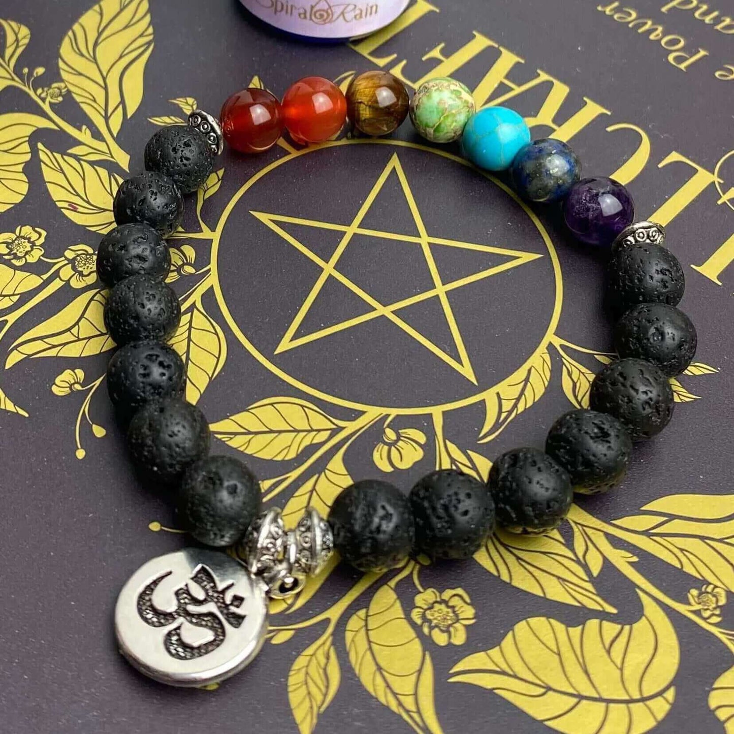 7 Chakras bracelet - Spiral Rain
