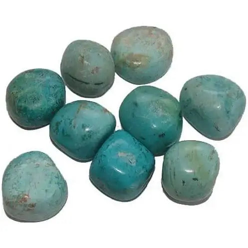 Turquoise Tumbled - Spiral Rain