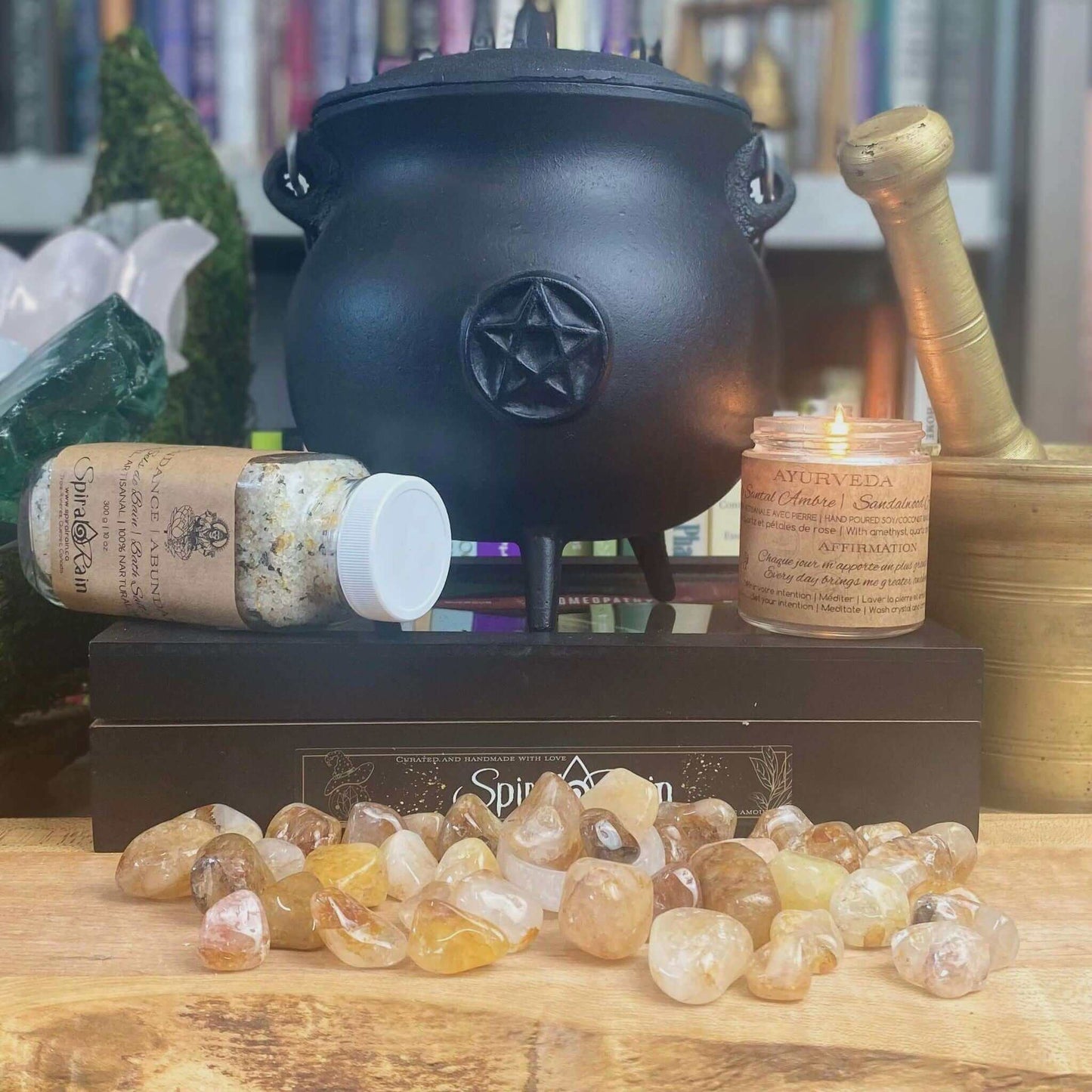 Golden Healer Quartz Tumbled at $4 only from Spiral Rain