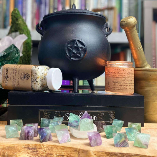 Fluorite octahedron 2 - 2.5 cm at $18 only from Spiral Rain