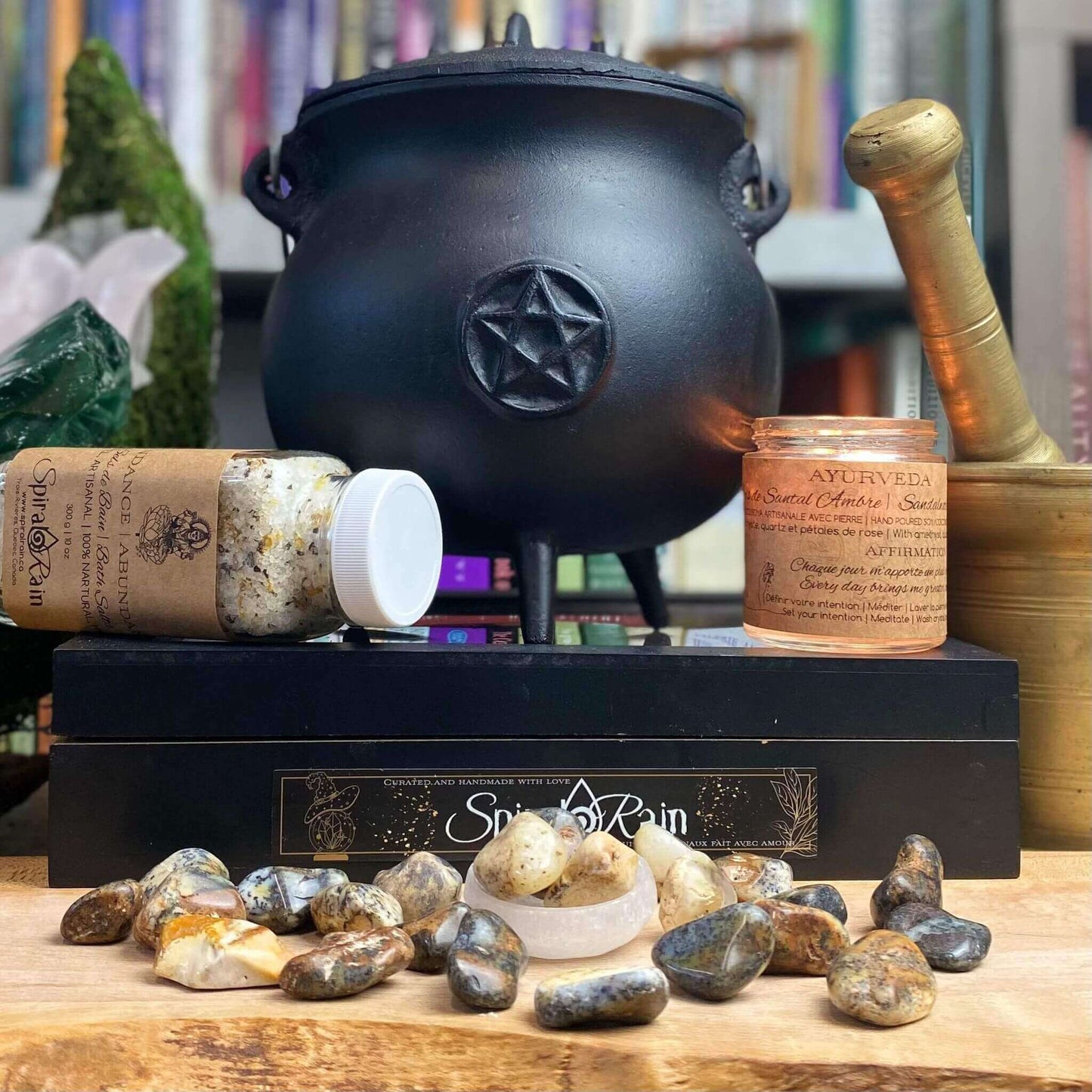 Dendritic Agate Tumbled at $3 only from Spiral Rain