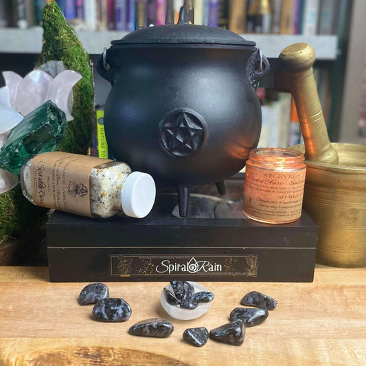 Indigo gabbro (Mystic Merlinite) Tumbled at $3 only from Spiral Rain