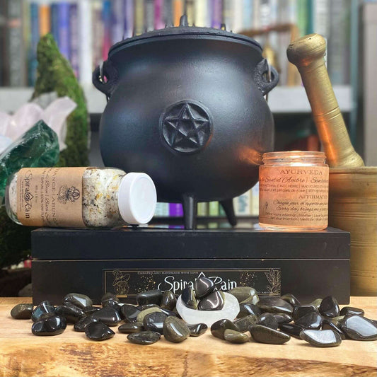 Obsidian Gold Sheen Tumbled at $3 only from Spiral Rain