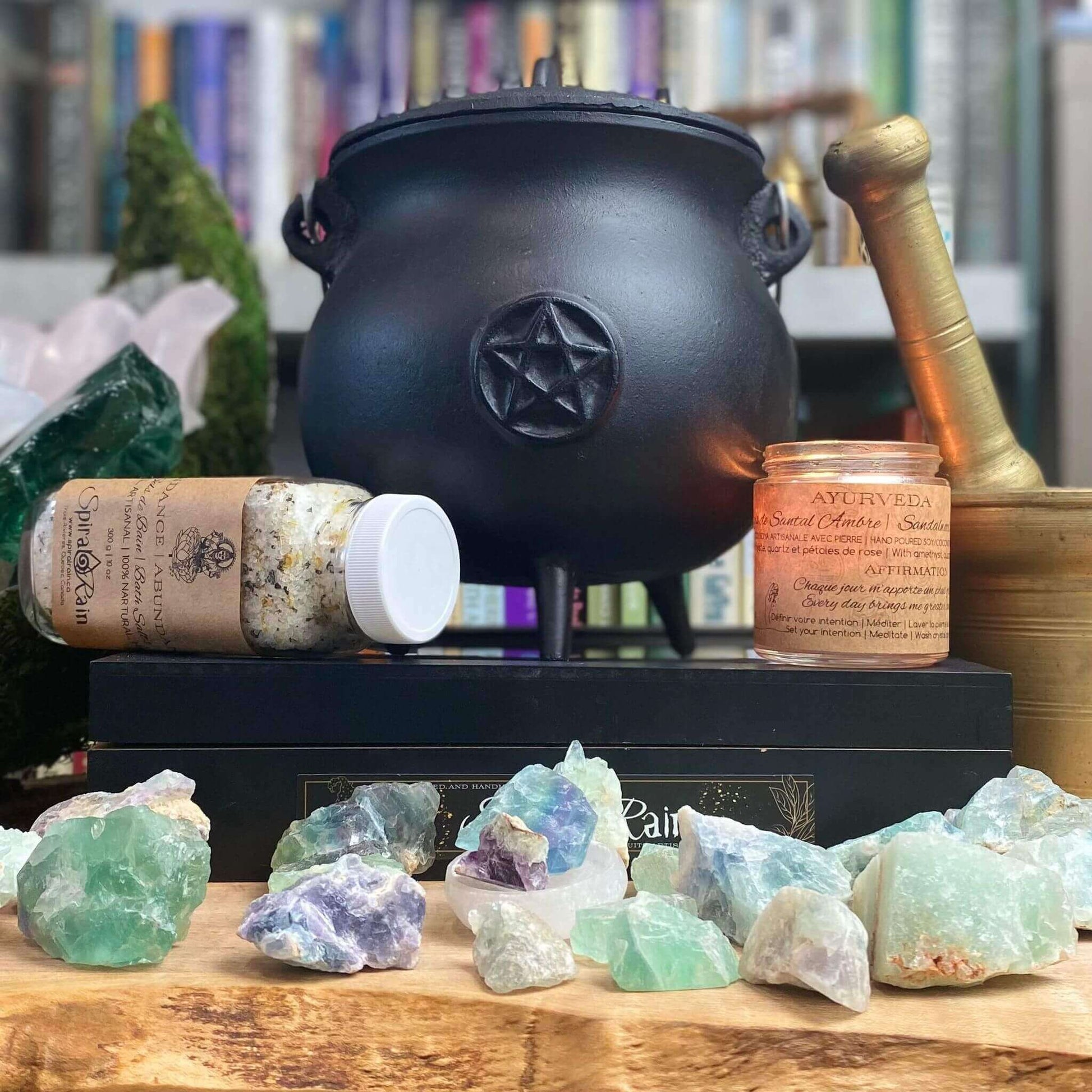 Fluorite raw at $4 only from Spiral Rain