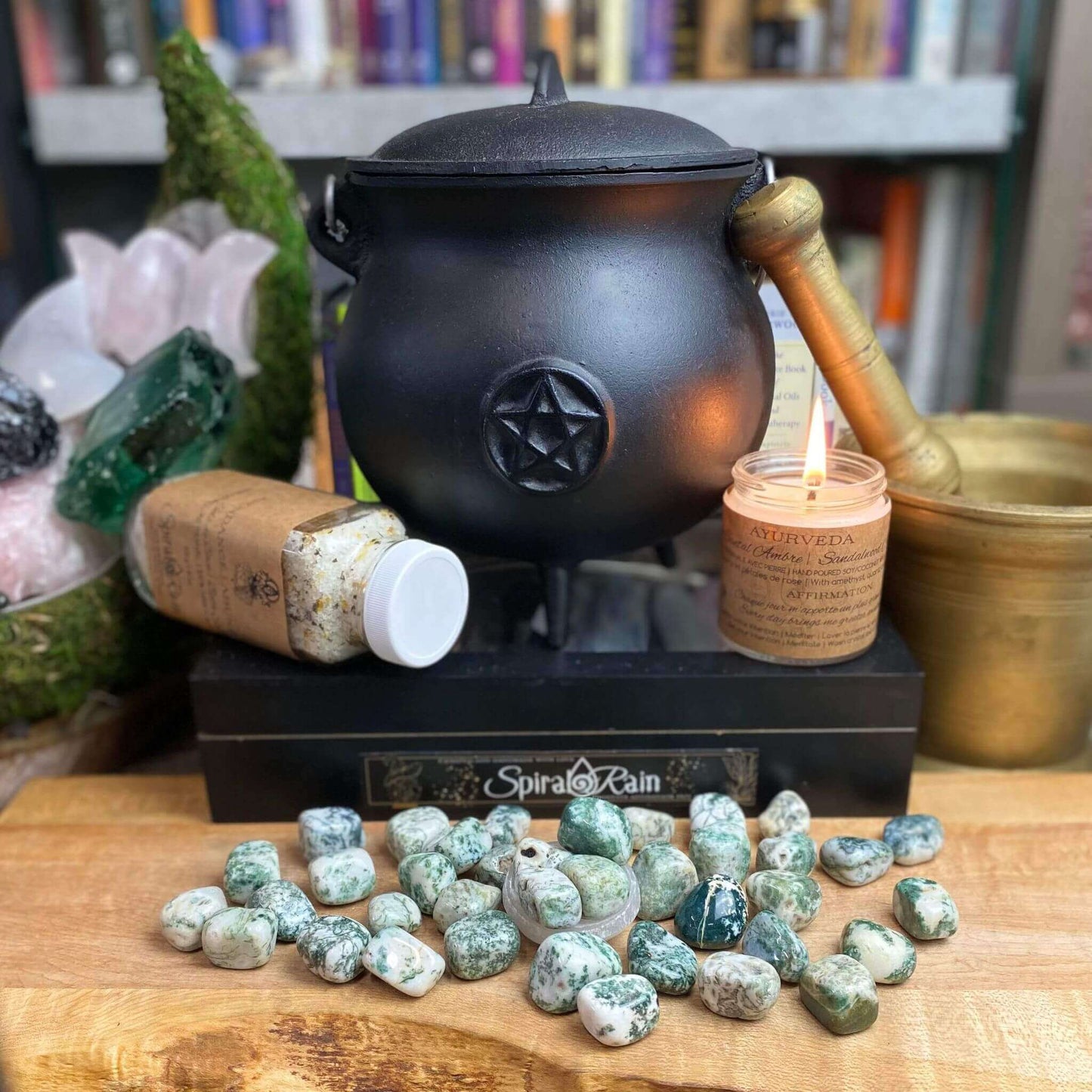 Agate Tree Tumbled at $3 only from Spiral Rain