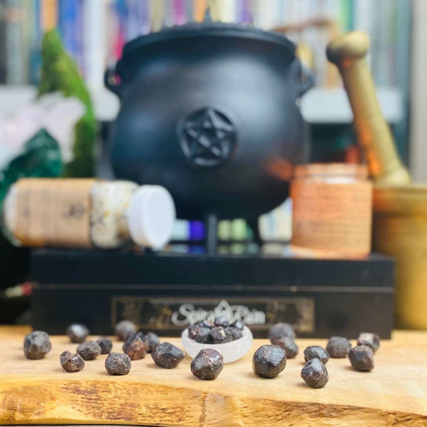 Garnet Almandine raw at $2 only from Spiral Rain