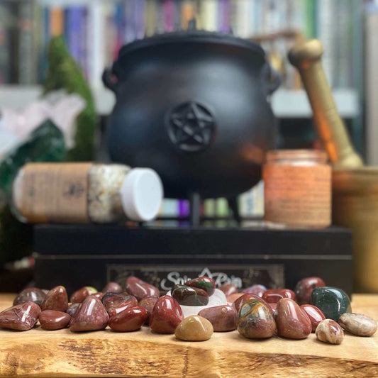 Jasper Fancy Tumbled at $3 only from Spiral Rain