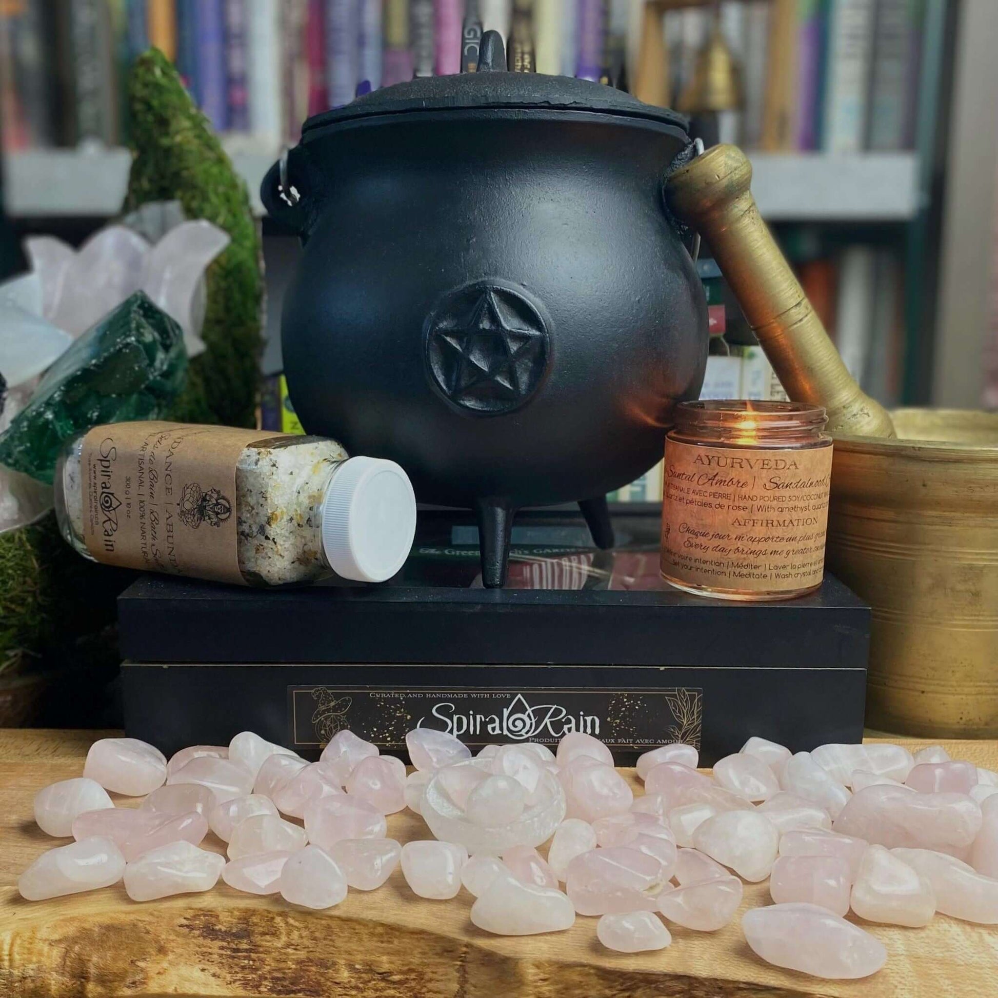 Rose Quartz Tumbled at $3 only from Spiral Rain