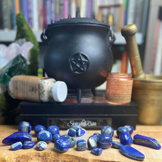 Lapis Lazuli Tumbled at $3 only from Spiral Rain