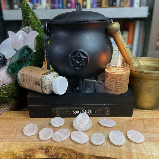 Rose Quartz Worry Stone at $9 only from Spiral Rain