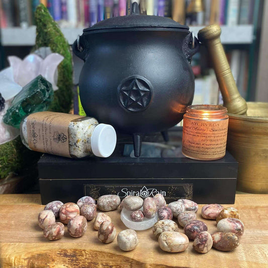 Jasper Pink Porcelain Tumbled at $8 only from Spiral Rain