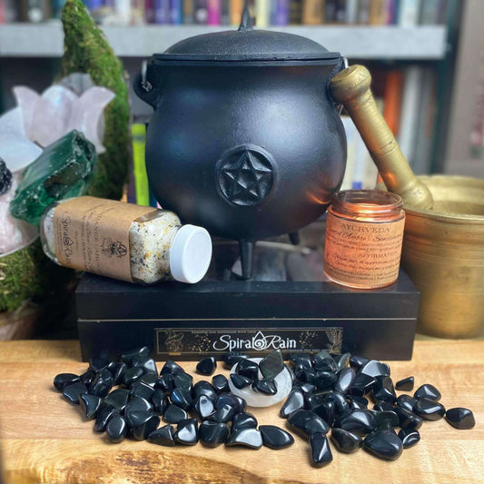 Obsidian Rainbow Tumbled at $3 only from Spiral Rain