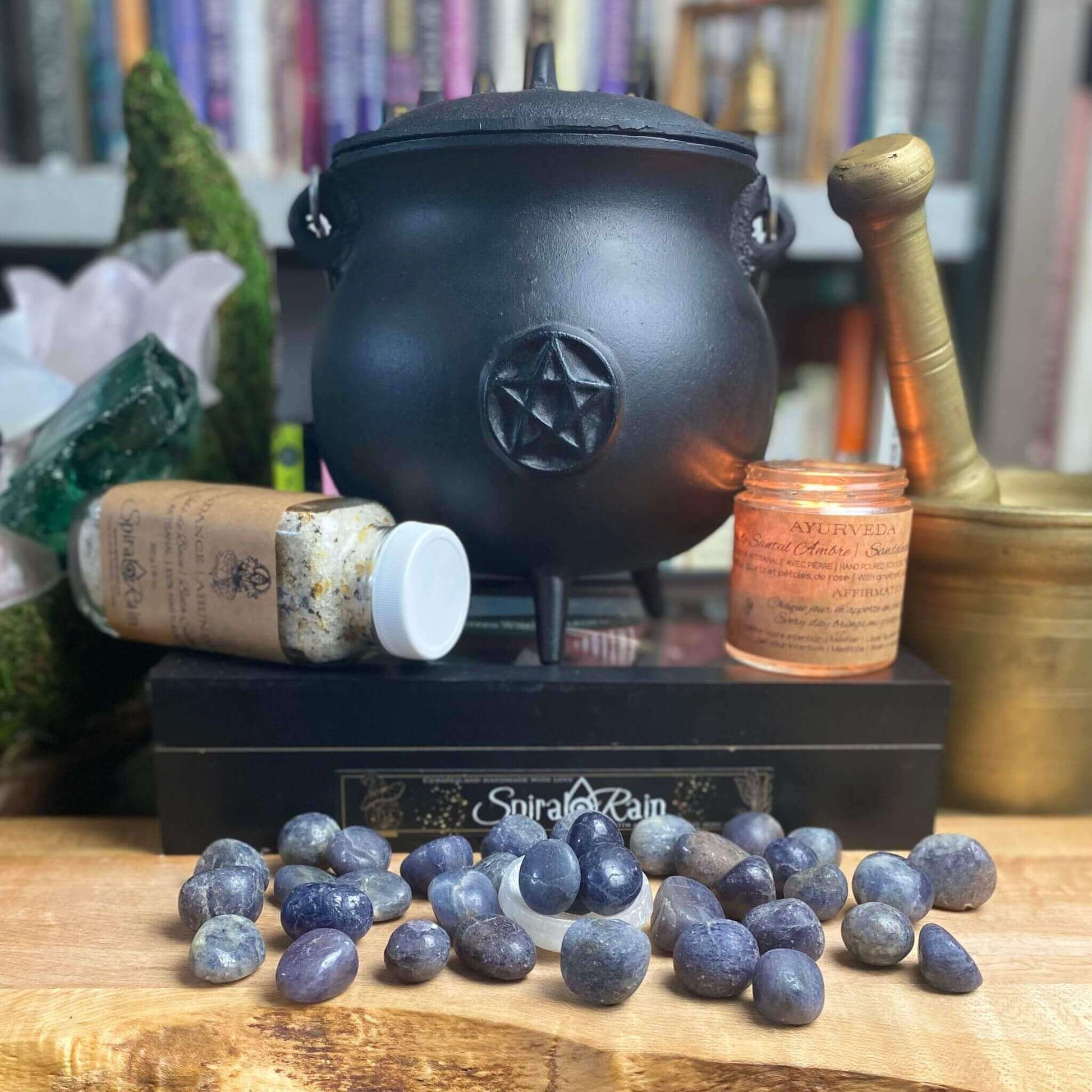 Iolite Tumbled at $4 only from Spiral Rain