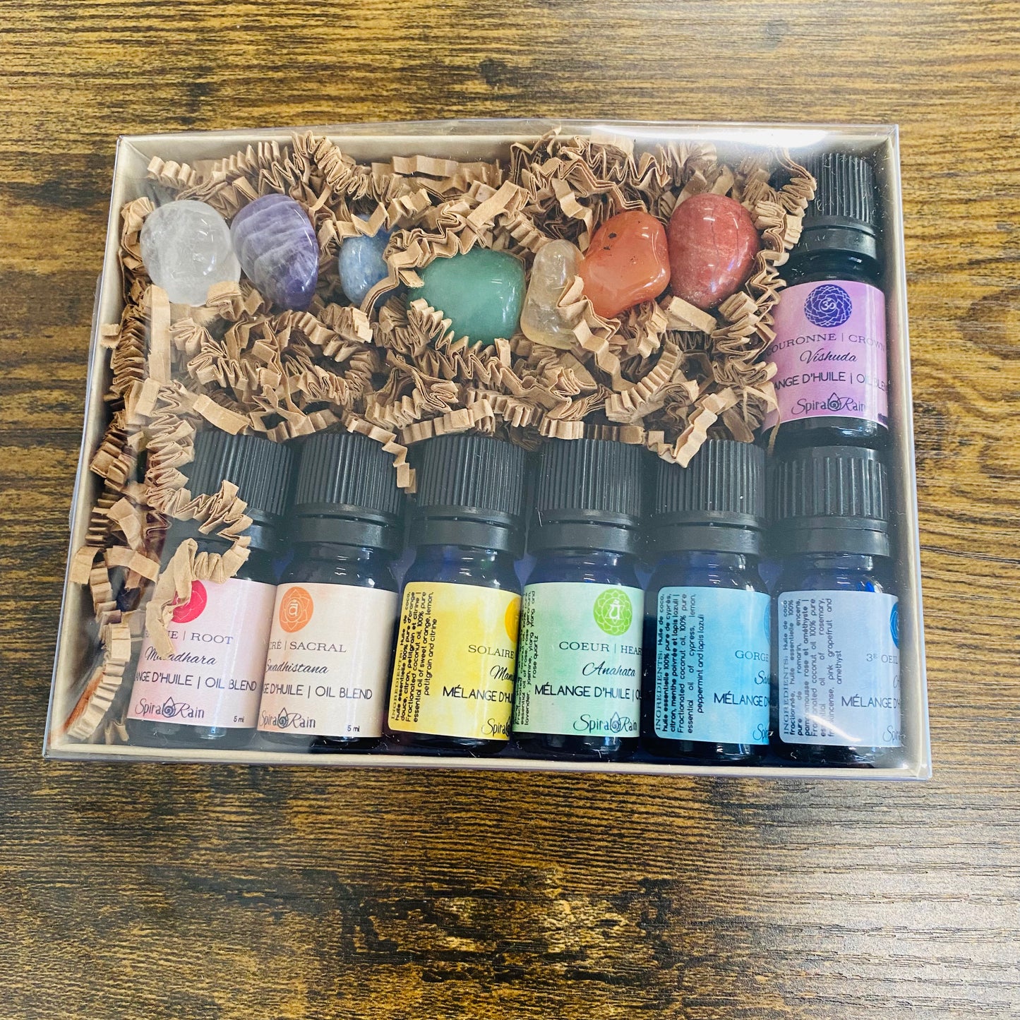 7 Chakras Oil Set - Spiral Rain