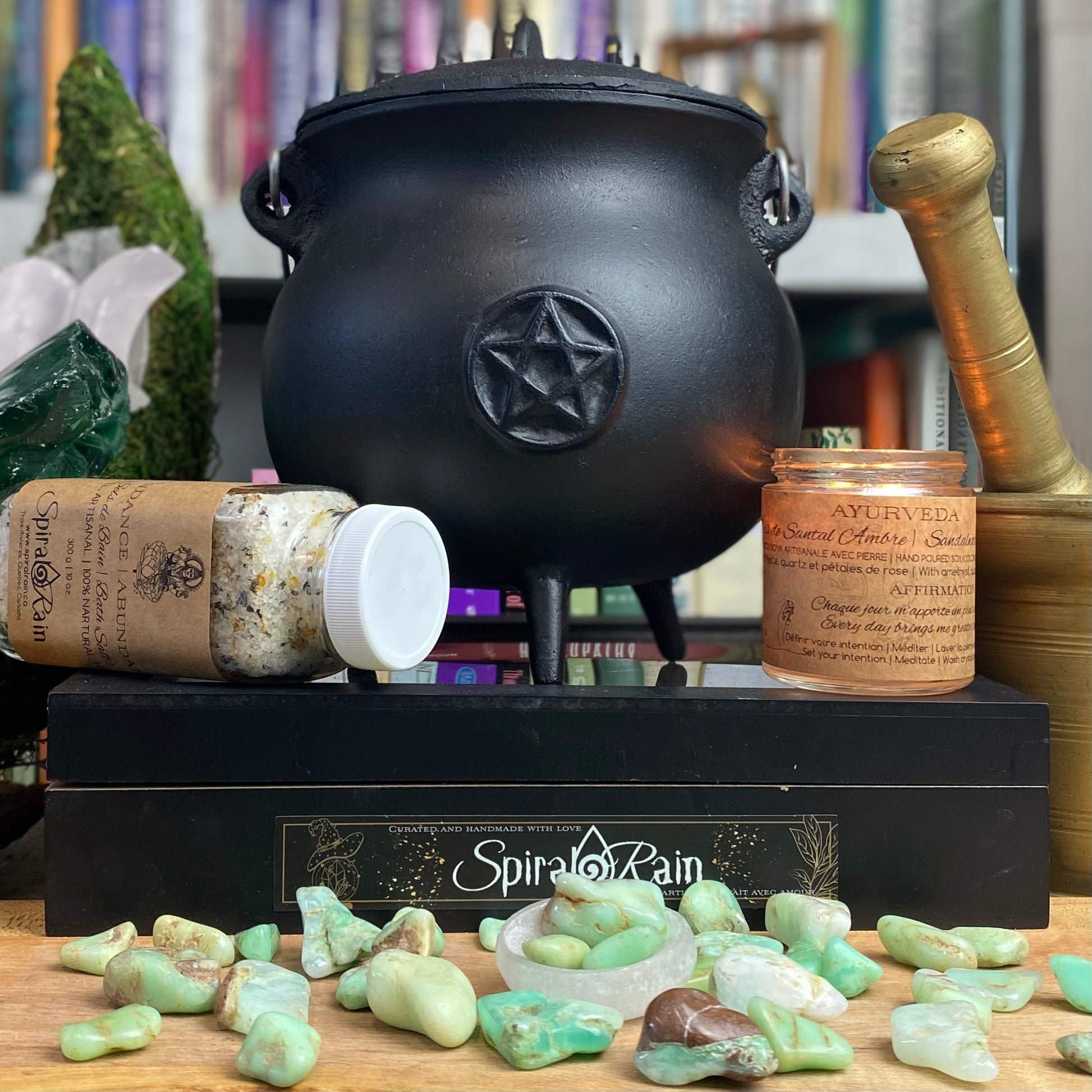 Chrysoprase Tumbled at $3 only from Spiral Rain