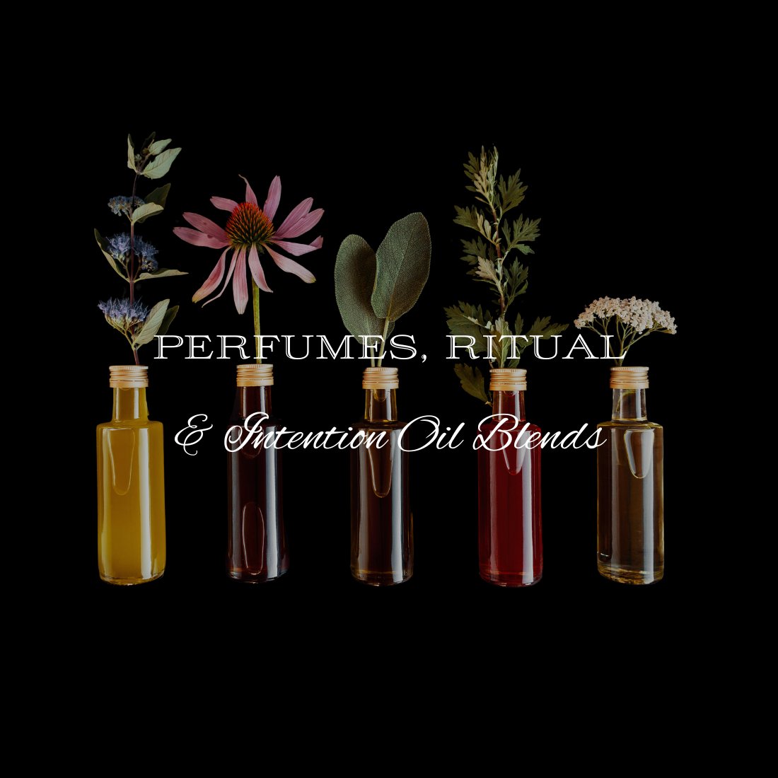 Perfumes, Ritual oils, Intention oils, essential oils