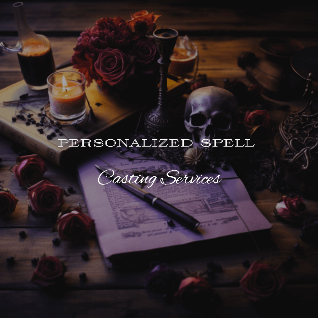 Spell. Shop Personalized Spell Casting Service - Spiral Rain