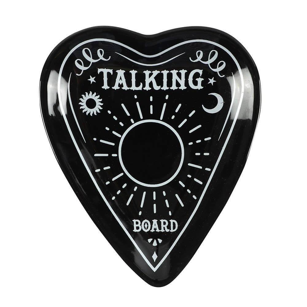 Black Ouija Talking Board Planchette Trinket Dish