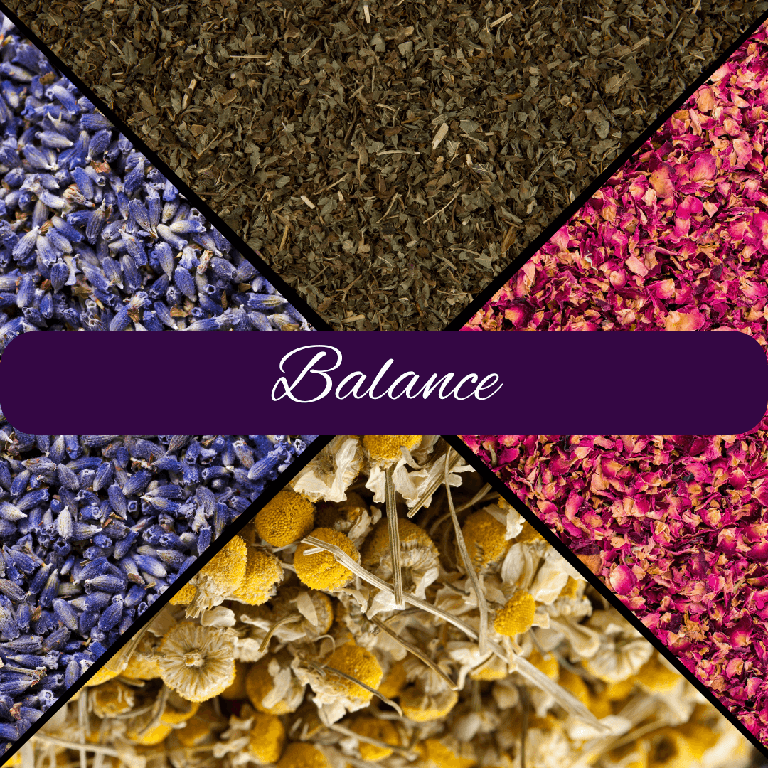 Balance Loose Incense Blend with Fluorite Crystal