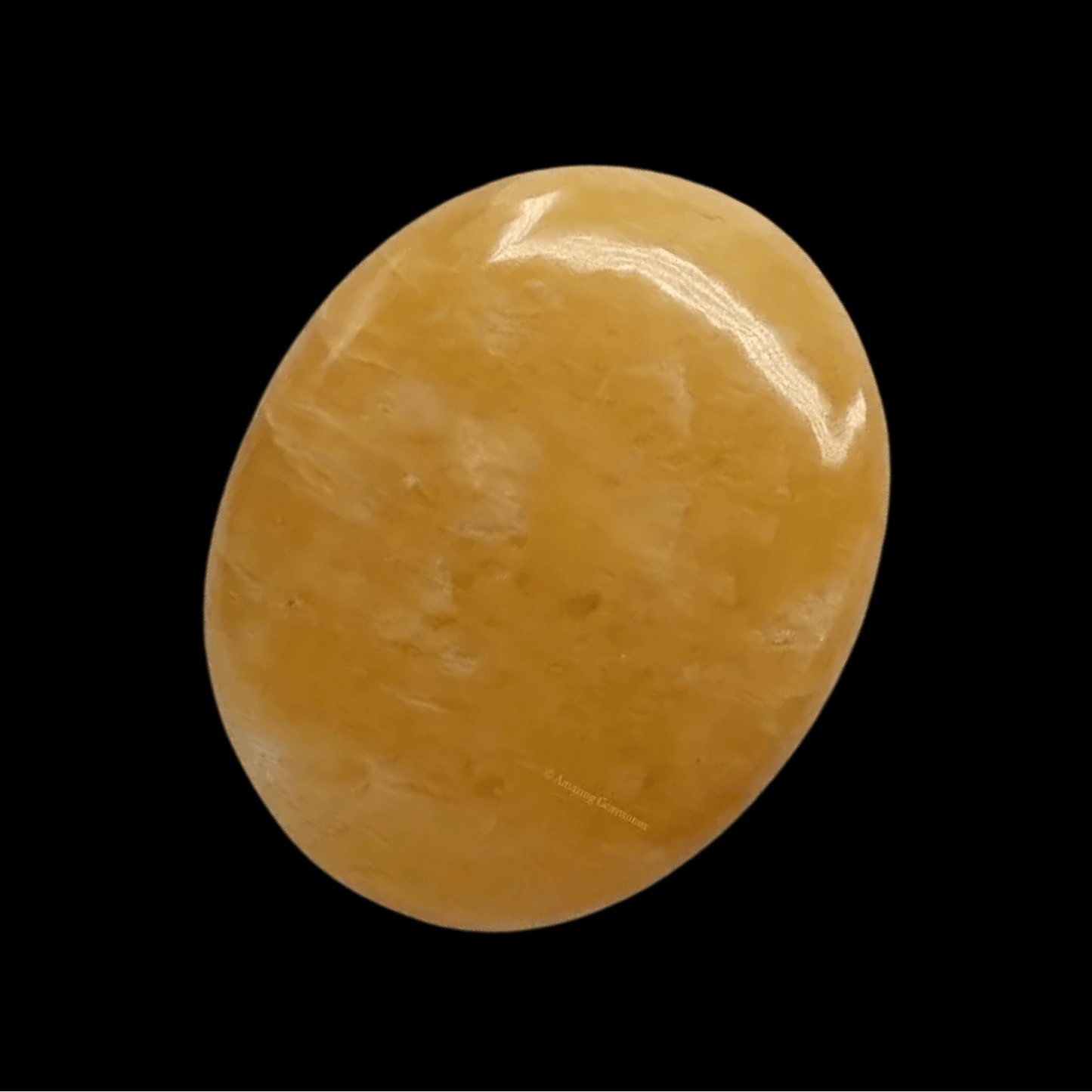 Yellow Aventurine Flat Palm Stone