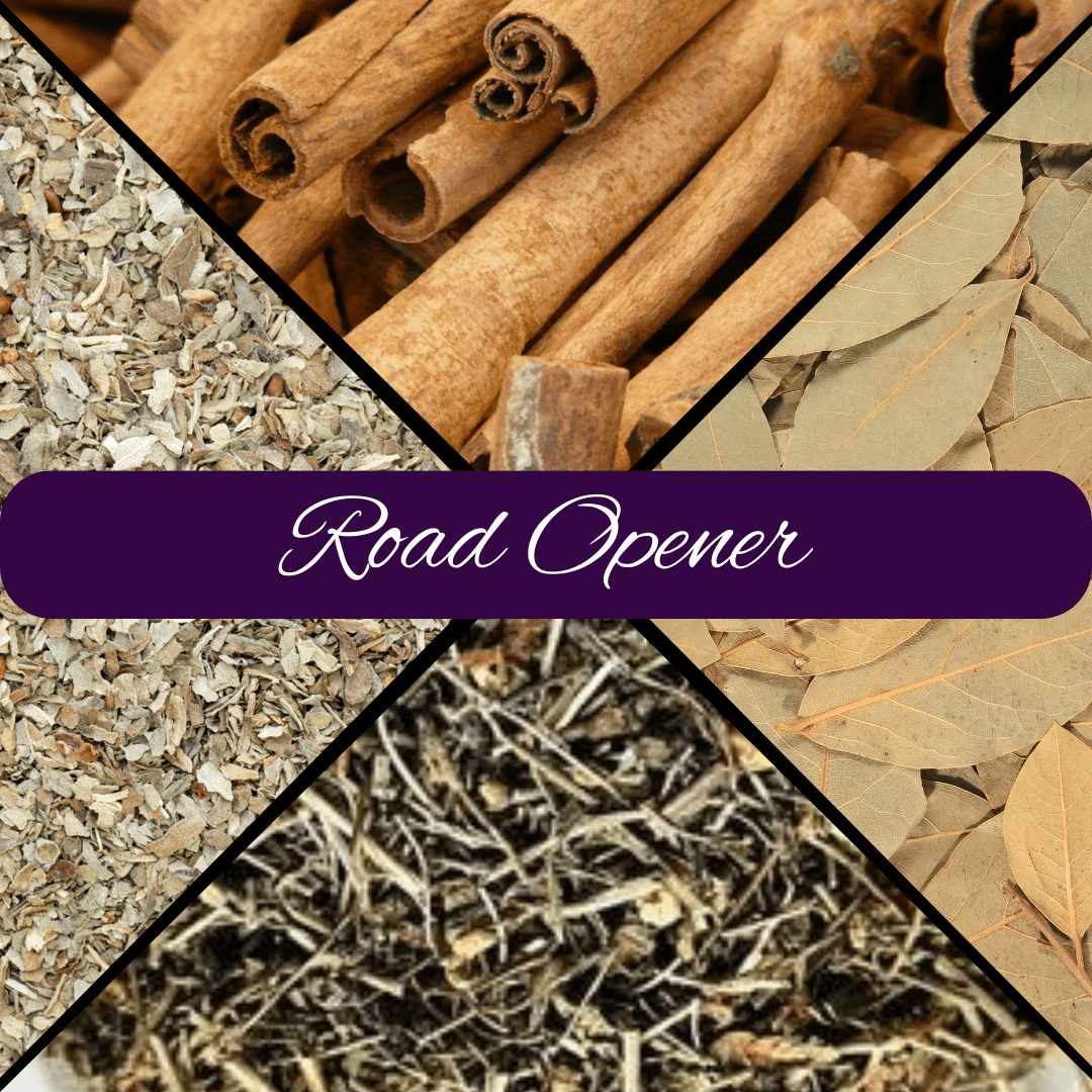 Road Opener Loose Incense Blend with Citrine Crystal