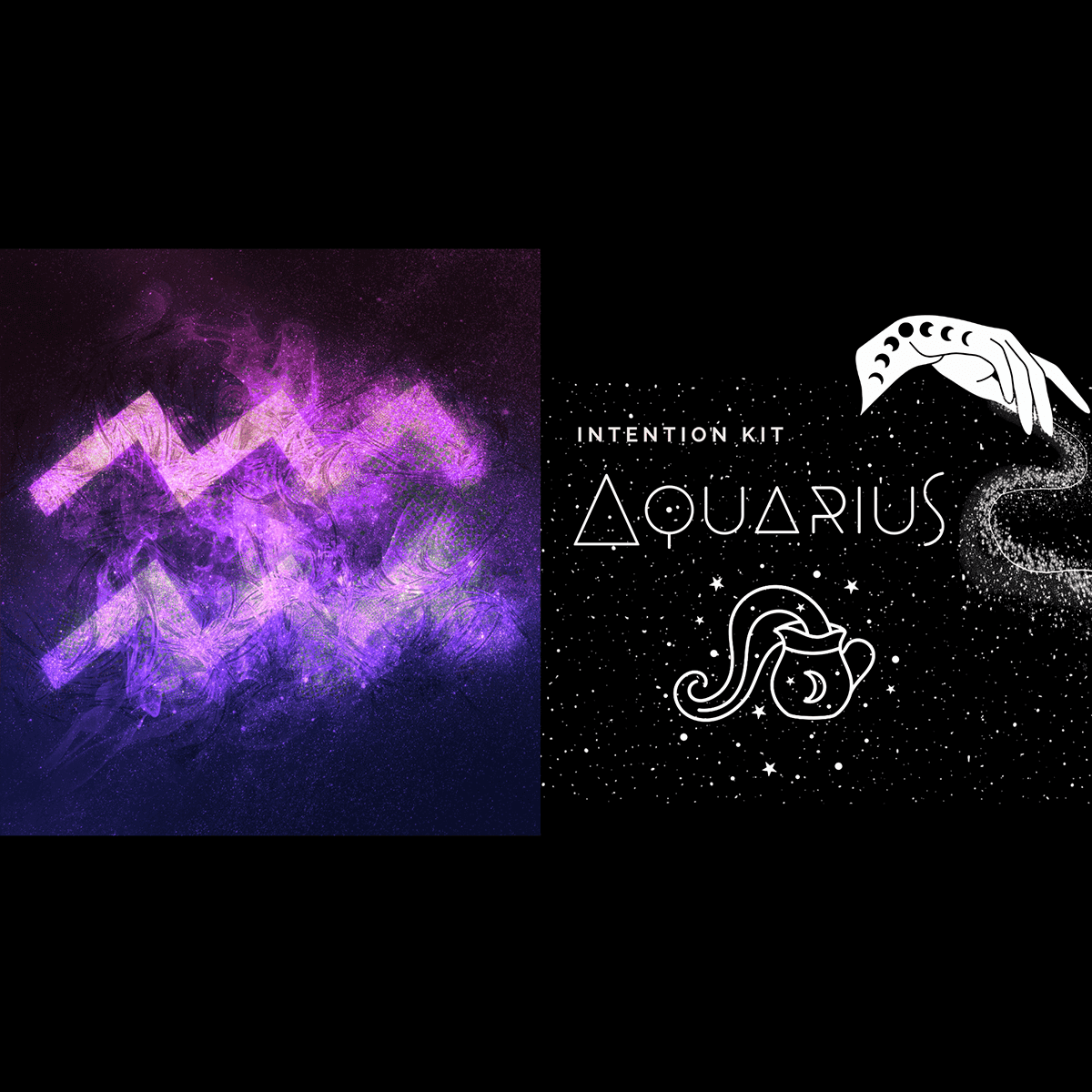 Aquarius (Jan 20 - Feb 18) Box at $85 only from Spiral Rain