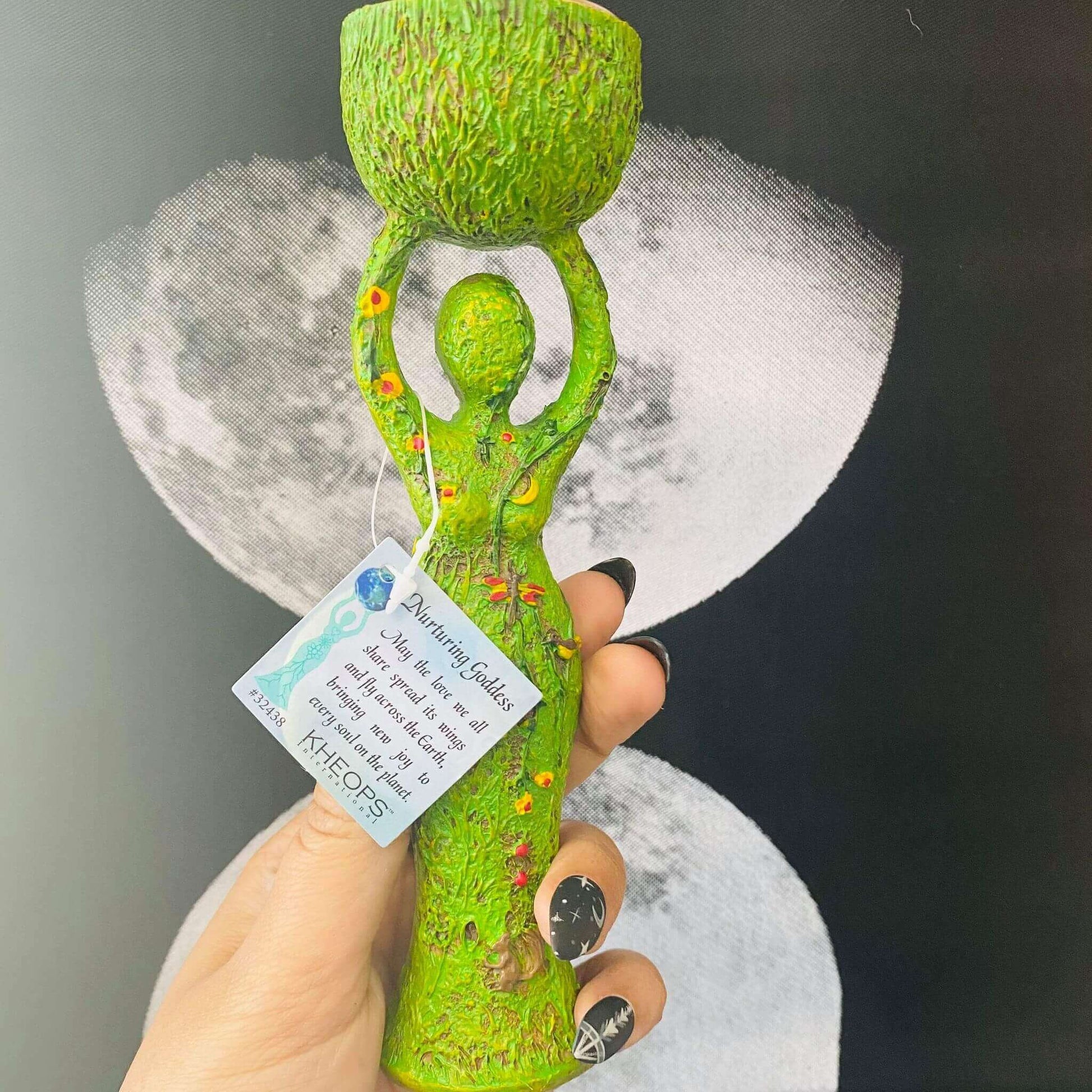 Fertility Goddess T-Light Holder at $25 only from Spiral Rain