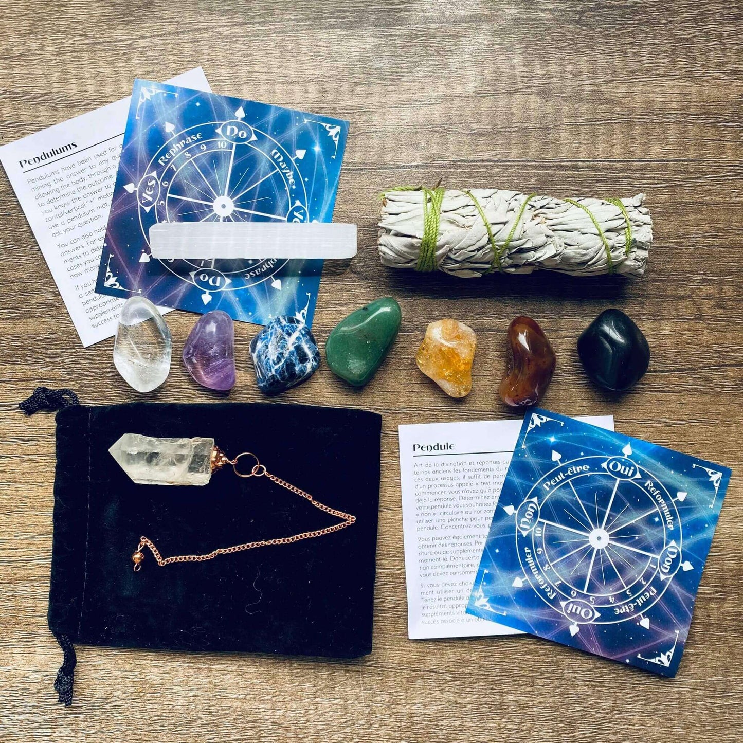 Crystal starter set at $45 only from Spiral Rain
