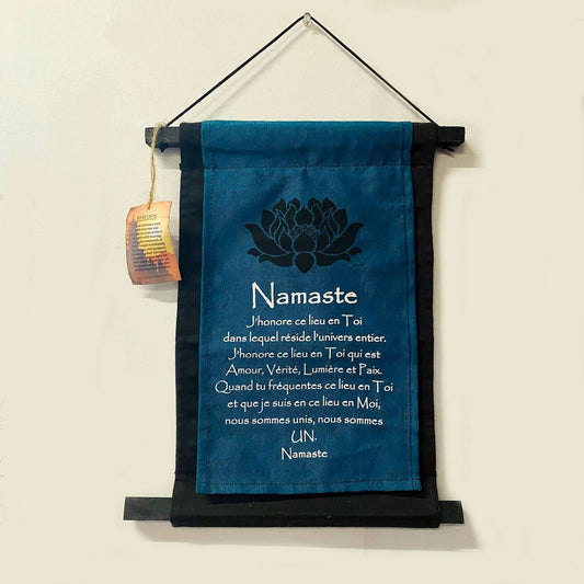 Namaste Bannière at $17 only from Spiral Rain