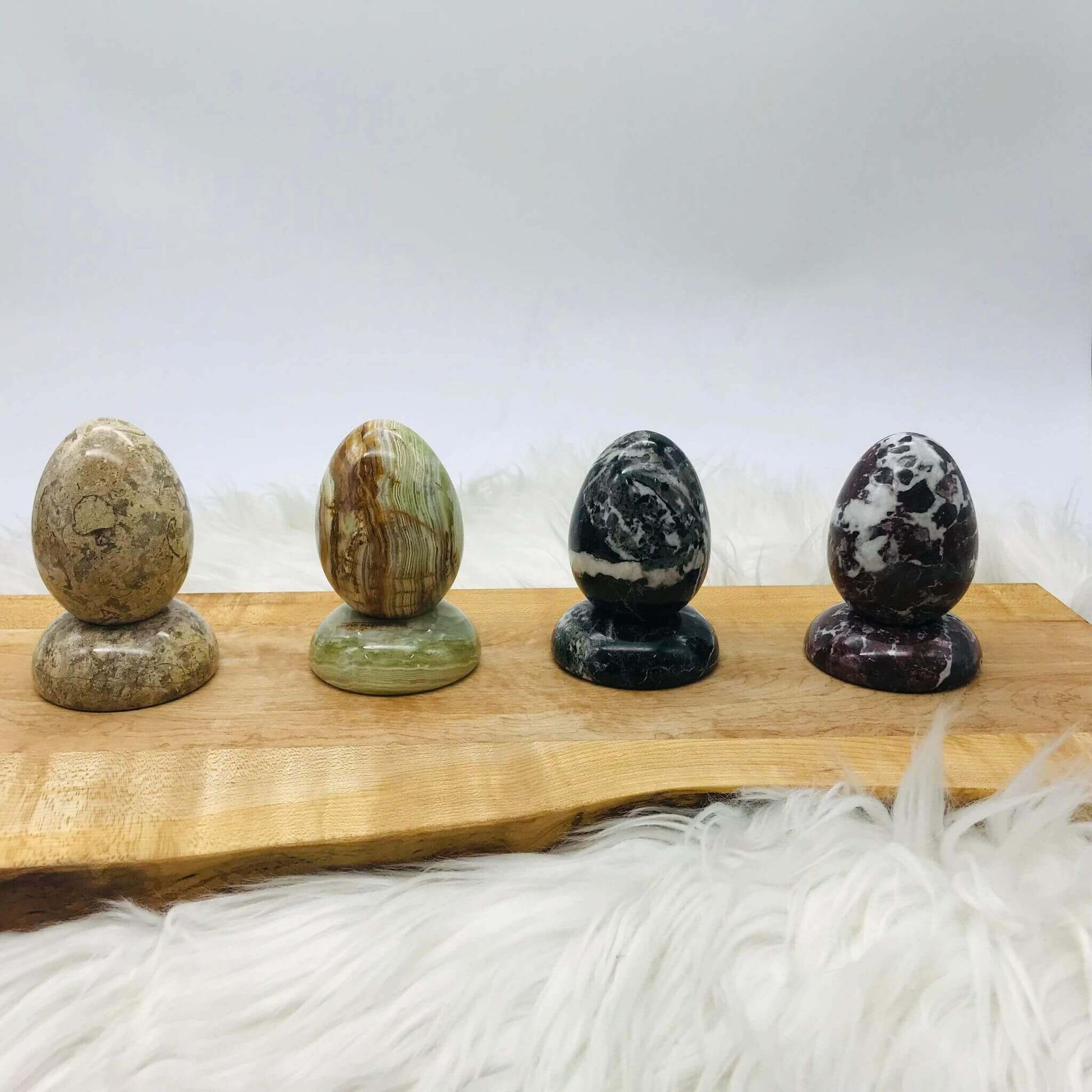 Egg with Stand (various) at $15 only from Spiral Rain