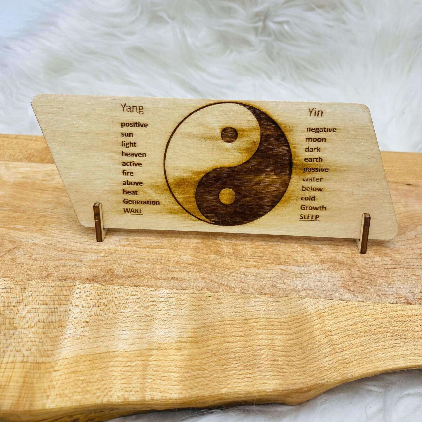 Yin Yang plaque at $10 only from Spiral Rain