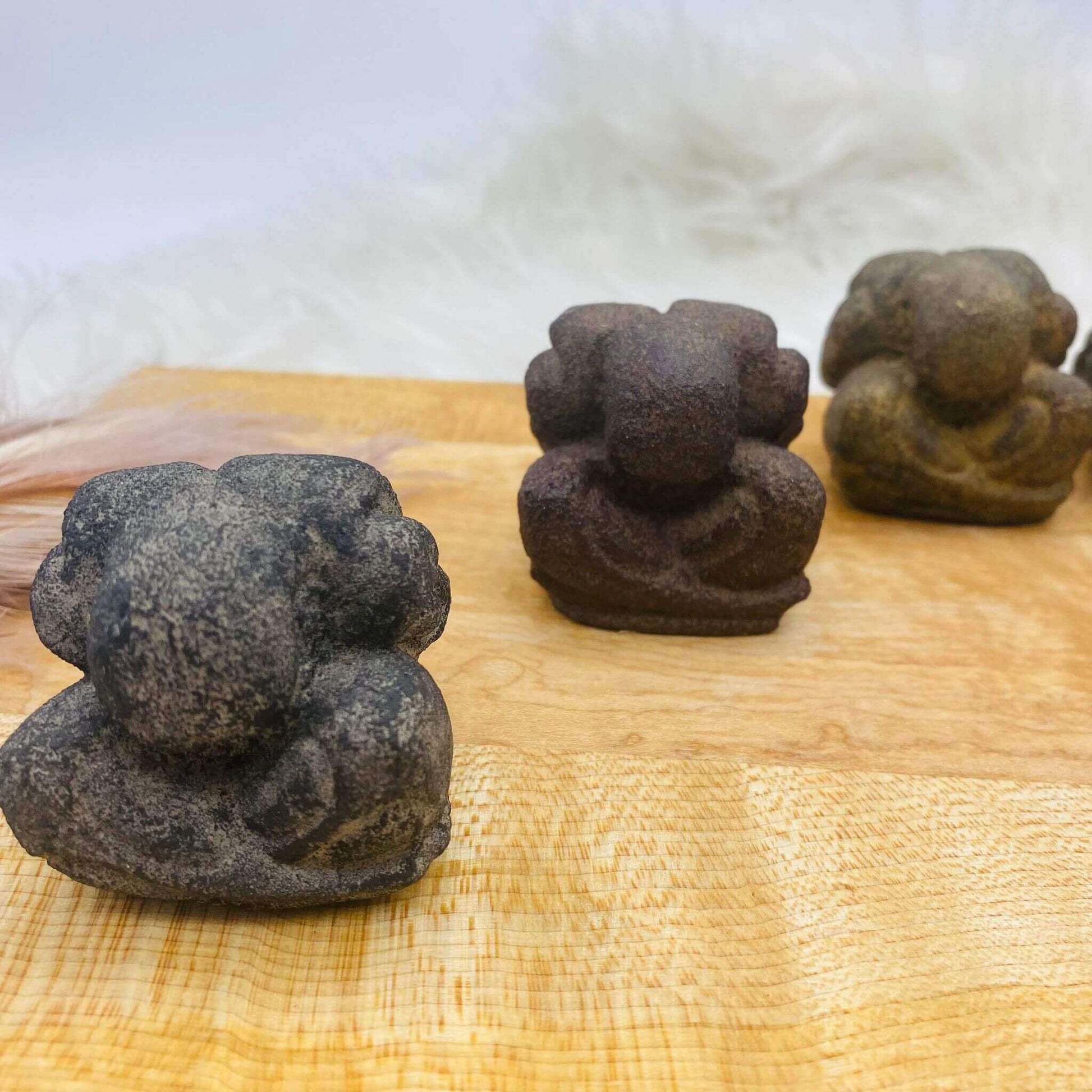 Mini Weeping Buddha Volcanic Statue at $15 only from Spiral Rain