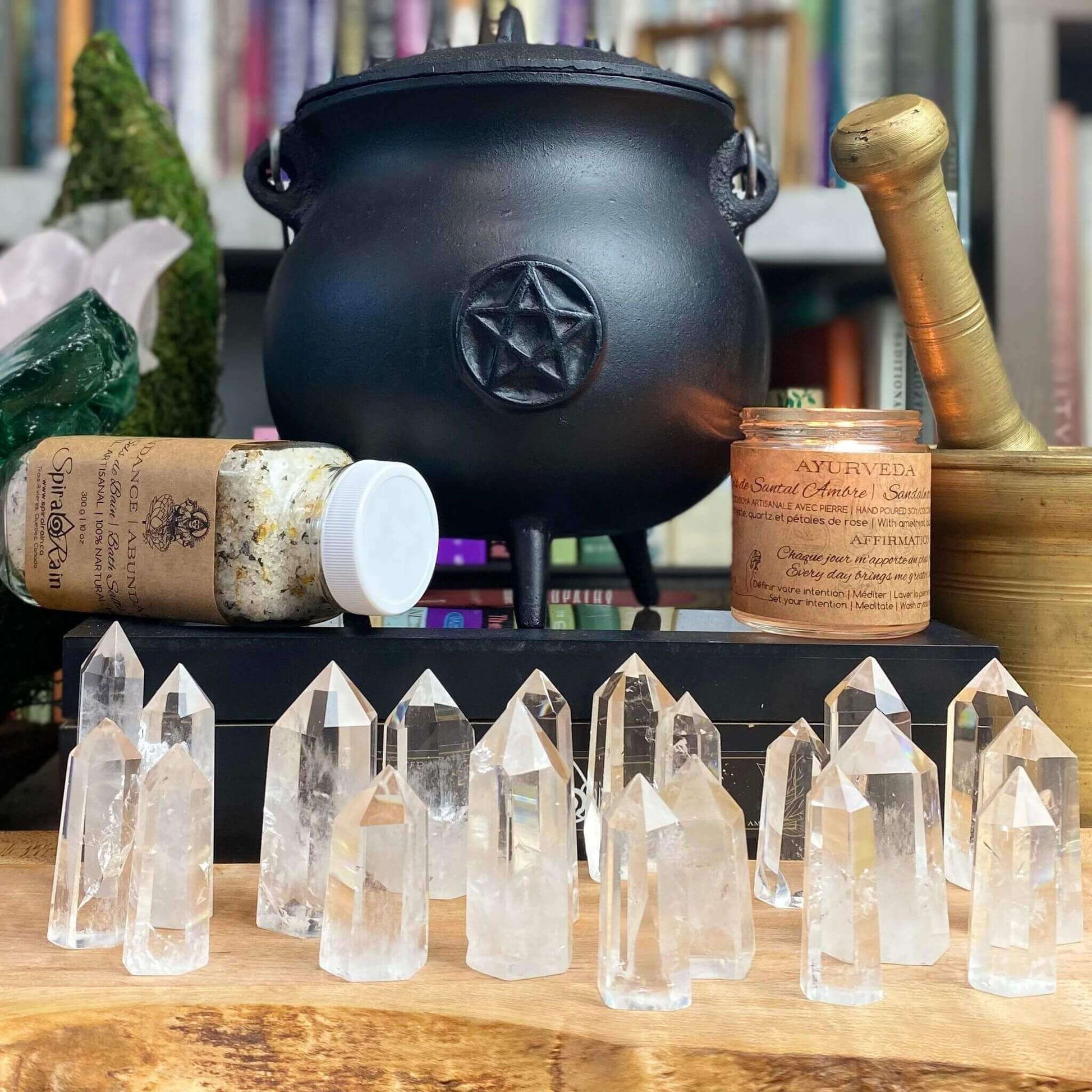 Clear Quartz Tower A grade at $10 only from Spiral Rain