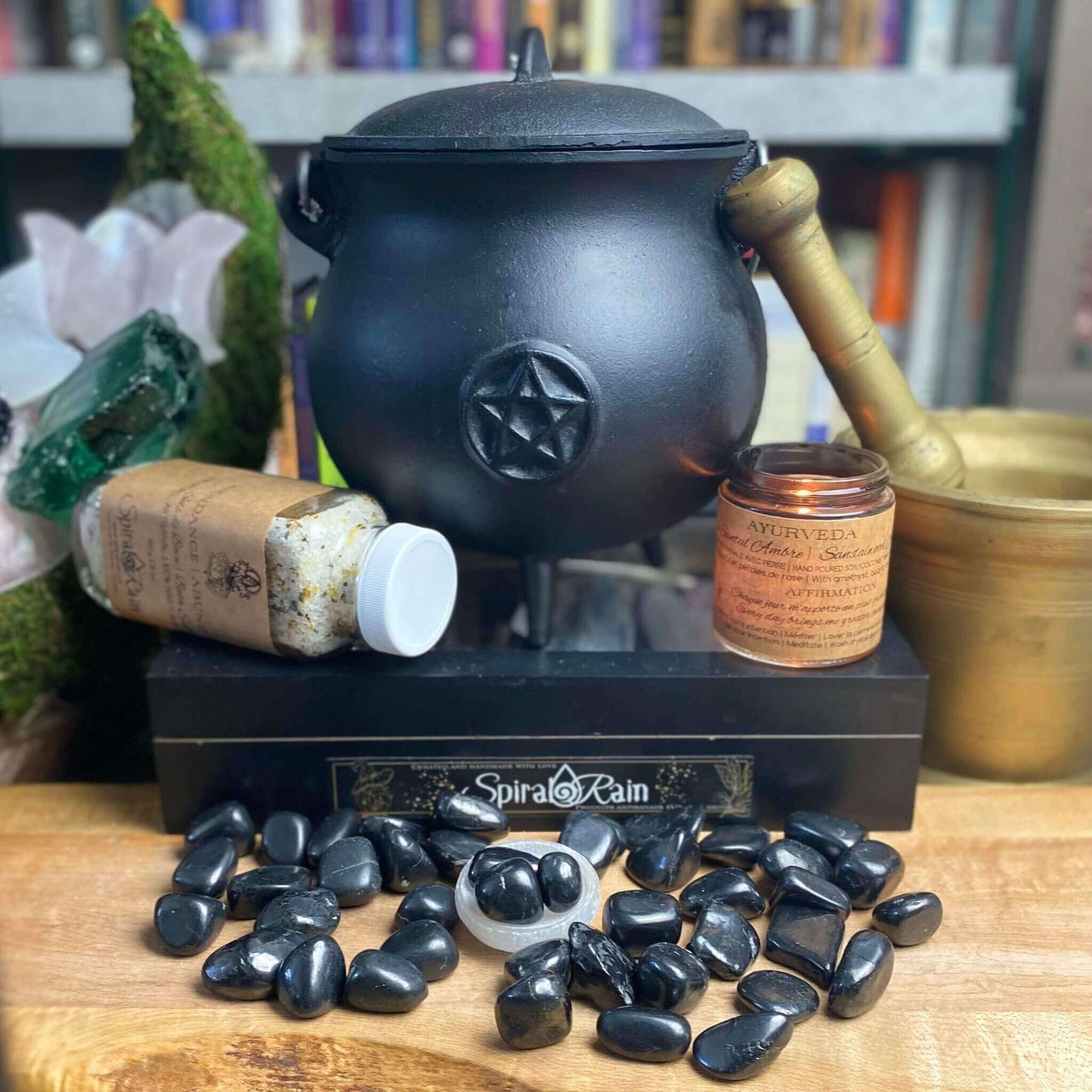 Shungite Tumbled at $5 only from Spiral Rain