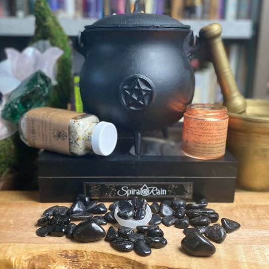 Tourmaline Black Tumbled at $2 only from Spiral Rain