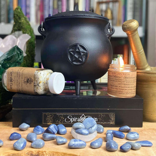 Aventurine Blue Tumbled at $3 only from Spiral Rain