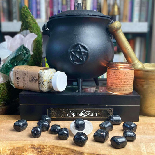 Nuummite Tumbled at $6 only from Spiral Rain