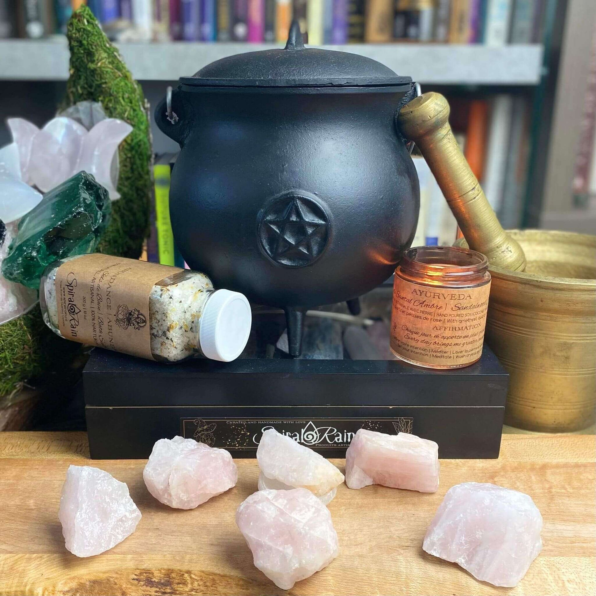 Rose Quartz raw at $3 only from Spiral Rain