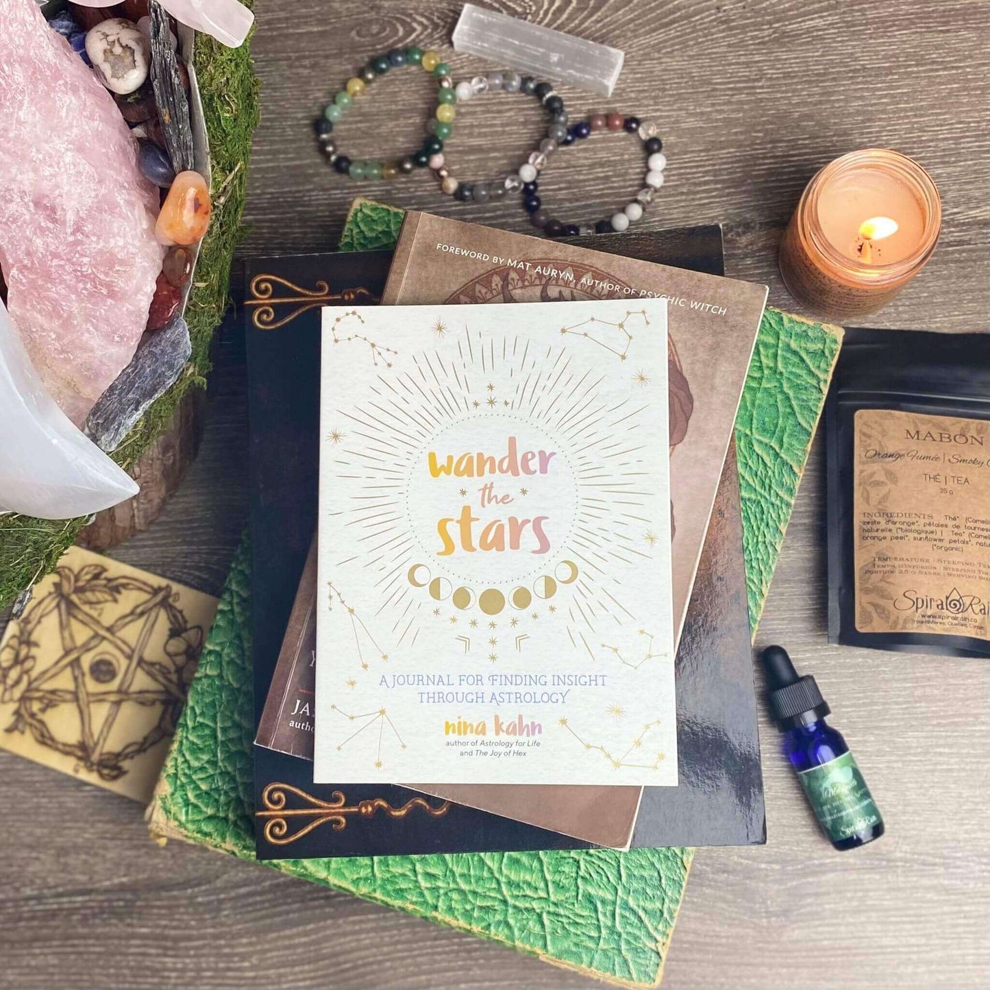 WANDER THE STARS: A JOURNAL FOR FINDING INSIGHT THROUGH ASTROLOGY at $20.5 only from Spiral Rain